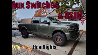 5th Gen HD Ram VSIM | Aux Switches | Wig Wag Headlights