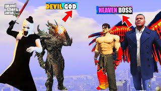 Franklin Found Lucifer & Heaven God To Kill Devil God & Serbian Dancing Lady In GTA 5 |