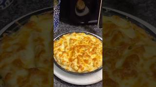 White Sauce Pasta-baked & Creamy #shortsvideo #airfryer #viralvideo #pastarecipe #trendingshorts￼￼