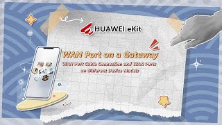 Optimize HUAWEI eKit Gateway's WAN Port: Cable Connections and Different Device Models