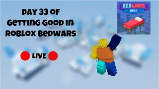 Day 33 of getting good in roblox bedwars (playing with viewers!)