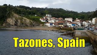 TAZONES, ASTURIAS - VISITING A SMALL BEAUTIFUL SPANISH FISHING VILLAGE || DESA NELAYAN