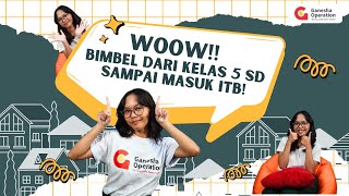 Woow!! Bimbel dari kelas 5 SD sampai masuk ITB!