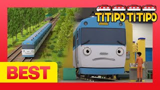 Titipo English Episodes | Eric and Titipo | Going to Choo-Choo Town! | A Tough Day for Mr.Herb