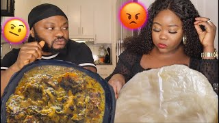 LOOKING AT MY WIFE IN A RUDE WAY MUKPRANK! VLOGMAS DAY 6. AFRICAN FOOD MUKBANG