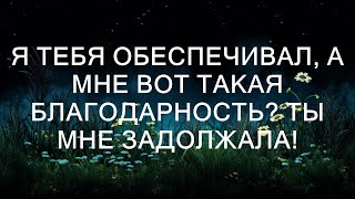 Я тебя обеспечивал, а ты мне вот так отплатила? Ты мне должна!  || Брак и любовь