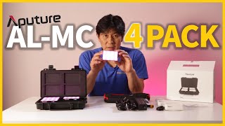 Aputure AL-MC 4set Travel Kit  Unboxing  RGB 유튜브 조명의 완성