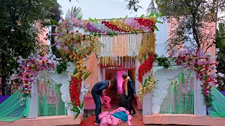 বিয়া পেন্দেল || Best Pandal Design For Marriage (Neelim Official) marriage Pendel in Assam