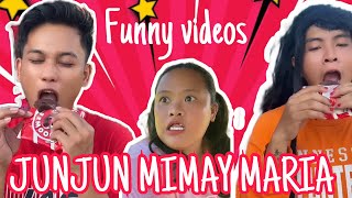 PART 143| JUNJUN MIMAY AND MARIA| FUNNY VIDEOS| TIKTOK COMPILATION