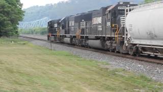 NS 9722, 2552, 2550 in Sewickley, Pa on 6/13/15