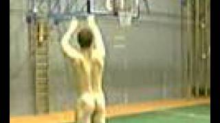 AMAZING NAKED THREE POINT SHOT IN GAGGIANO