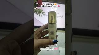 swiss beauty highlighting primer|swiss beauty real MakeUp Base Highlighting Primer#shortsfeed #short