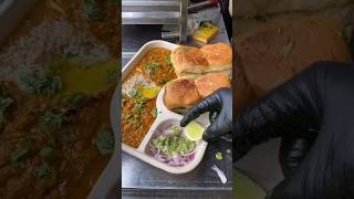 Mumbai street style pav bhaji Making in Delhi 😋 ASMR #shorts