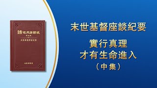 末世基督座談紀要《實行真理才有生命進入》中集