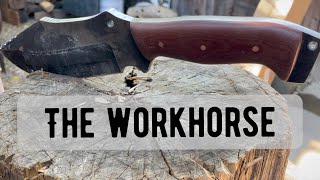 The WORKHORSE designed by Jacob Peterson made by Bear Forest Knives