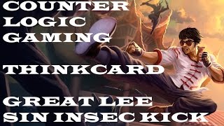 CLG Thinkcard Amazing Leesin Insec Kick - CLG vs COL - NA LCS Summer Split 2014