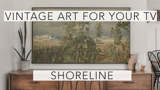 Vintage Shoreline Art Slideshow | Turn Your TV Into Art | 1Hr 4K HD Coastal Paintings