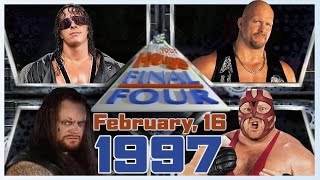 Bret Hart vs "Stone Cold" Steve Austin vs The Undertaker vs Vader Final Four 1997 Highlights