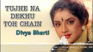 Tujhe Na Dekhu Toh Chain | Divya Bharti | Kumar Sanu | Alka Yagnik |