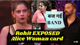 Bigg Boss 18 WKV update: Rohit setty exposed Alice kaushik's women card dirty trick. #bb18 #wkv