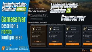 LS25 Gameserver: Bestellen und Einrichten