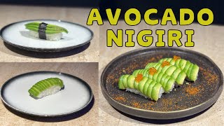 HOW TO MAKE NIGIRI AVOCADO?