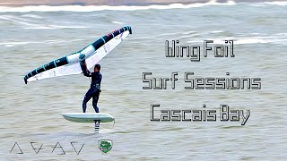 Wing Foil I Surf sessions I Cascais Bay I 4K