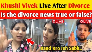 Khushi Panjaban Vivek Choudhary Divorce  News True or False ? Khushi Vivek Divorce Latest Update |