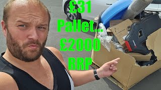 Pallet Hunting - I Bought a Huge #Costco Returns Pallet for £31! Stupidly Expensive Hidden Item.