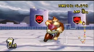 Mario Kart Wii - Donkey Kong - Leaf Cup 100cc - Bowser Bike マリオカートWii - ドンキーコング - リーフカップ100cc クッパバイク