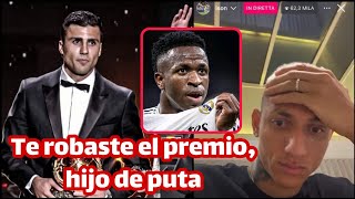 Richarlison insulta a Rodri tras robarle el Balón de Oro al escándalo de Vinicius Junior