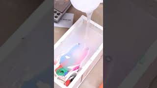 Making a soft plastic swimbait from a toothbrush  #shorts  #luremaking #softplastic