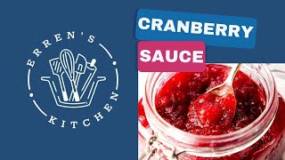 This Thanksgiving, impress your guests with this delicious and easy to make homemade cranberry sauce