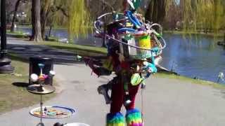 Folk musician in Boston Common