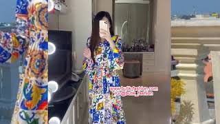 DRESS BANGKOK - MAXI DRESS MURAH - LONG DRESS GAMIS SYARIE CANTIK