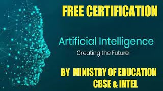 Education Ministry Launch Free Courses | Free Government Certificate by CBSE & Intel | AI FOR ALL