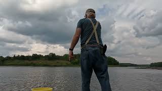 Fishing on the Rainy River (Clip 2 of 4)....Below the "Sioux Rapids"....A Bite or a Snag? - Part 39