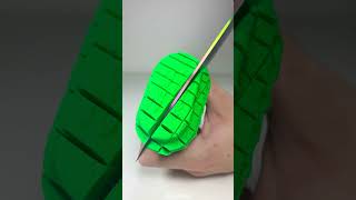 Satisfying Green Kinetic Sand ASMR