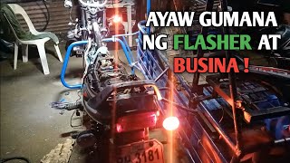 Bakit hindi gumagana ang Flasher at Busina ng Kawasaki Bajaj Ct100 kahit malakas ang Battery?