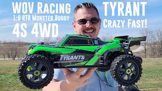 WOV Racing - Tyrant - 1:9 RTR 4X4 Monster Buggy Basher - Unbox & Run