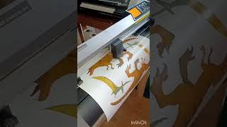 stickers, dinosaurs kiss Cut on graphtec ce6000