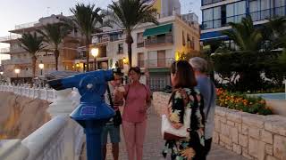 Benidorm. Música y el atardecer en el mirador