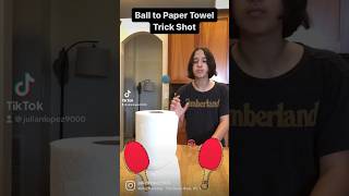 Ball to Paper Towel Trick Shot! #trickshots