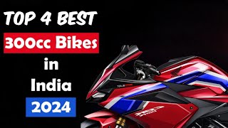 Top 4 best 300cc bikes in india 2024; best 300cc bike