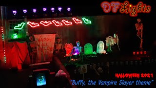 "Buffy the Vampire Slayer" theme - Halloween House Light Show (2021) 4K