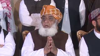 Maulana Fazl ur Rahman Press Conference