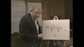 January 1986   John Madden Goes to Chalkboard to Explain Chicago Bears Defense