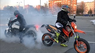 Opening of the moto seasone  2018 / BURNOUT