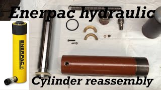 Hydraulic Spring Cylinder Rebuild/Assembly enerpac 2510