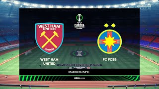 FIFA 22 - West Ham Vs FCSB | UEFA Europa Conference League | FULL MATCH